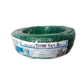 สายไฟ Thw 1*1.5 100เมตร ยี่ห้อ NNN