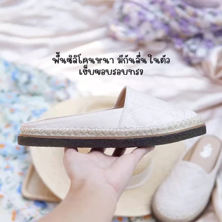 Lava ✨รองเท้าเปิดส้น พื้นซิลิโคนหนา 📍ล็อตใหม่พื้นฟองน้ำนิ่มกำมะหยี่