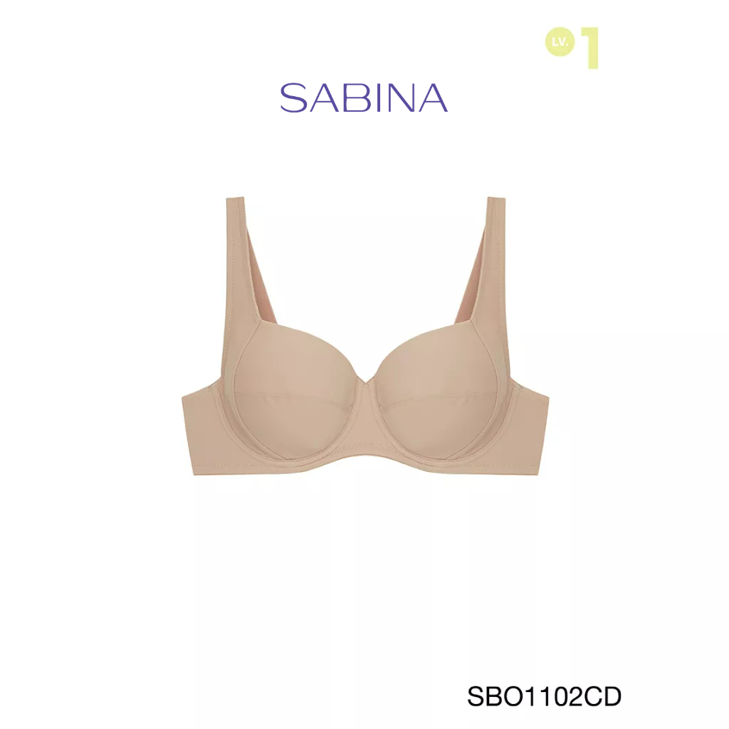 Sabina เสื้อชั้นใน มีโครง รุ่น Function Bra รหัส SBO1102CD สีเนื้อเข้ม