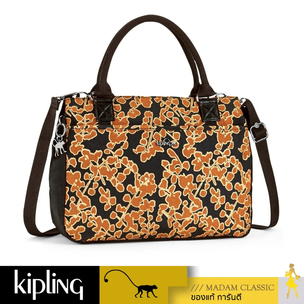 ของแท้100% กระเป๋า Kipling Caralisa - Floral Metallic [K1665318Y]
