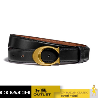 ของแท้ 💯% เข็มขัด COACH F83960 SIGNATURE BUCKLE BELT, 25MM (B4FD7XL) [F83960B4FD7XL]