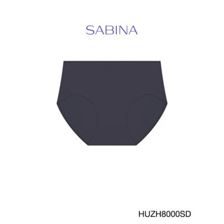 Sabina กางเกงชั้นใน Seamless เบสิค (ทรงครึ่งตัว) รุ่น Habpy Panty รหัส HUZH8000SD สีเทาเข้ม