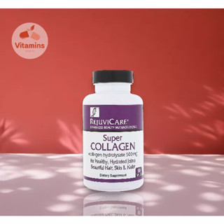 Rejuvicare, Super Collagen Collagen Hydrolyzate Size 500 mg. Contains 90 capsules. (V.264)