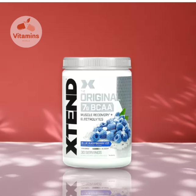 Xtend, The Original BCAA 7 g. Blue Raspberry Ice flavor, 14.8 oz. (420 g.) (V.580)