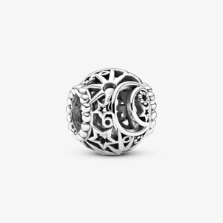 [พร้อมส่ง สินค้าแท้ 💯 ] Pandora Openwork Sun, Stars &amp; Moon Charm