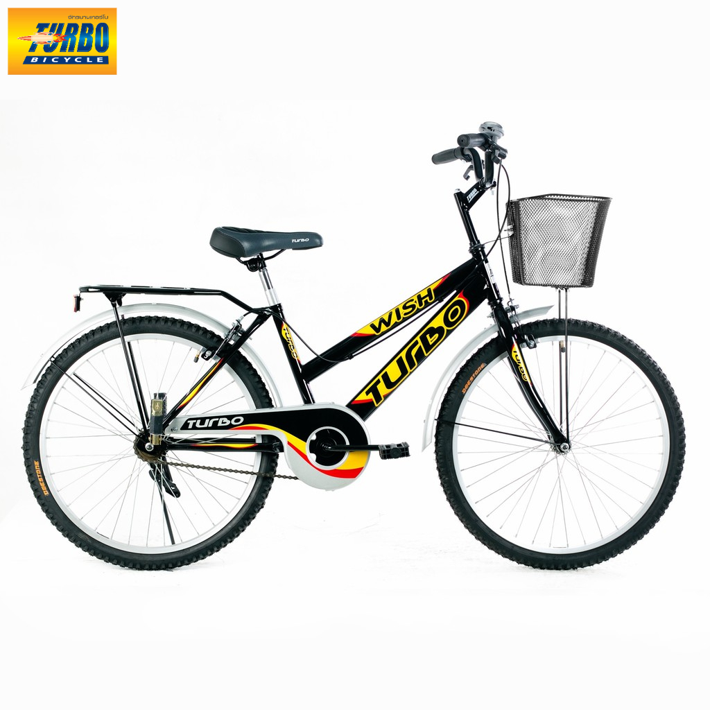 จักรยานเทอร์โบ จักรยานแม่บ้าน TURBO BICYCLE รุ่น 24" WISH