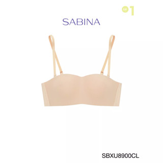 Sabina เสื้อชั้นใน Invisible Wire (ไม่มีโครง) รุ่น Pretty Perfect รหัส SBXU8900CL สีเนื้ออ่อน