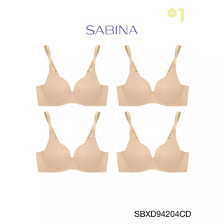 Sabina เสื้อชั้นใน มีโครง (Set 4 ชิ้น) รุ่น Perfect Bra รหัส SBXD94204CD สีเนื้อเข้ม