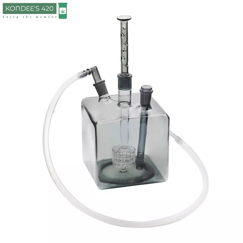 Cube Bubbler 9 in 1 ทรงสี่เหลี่ยมสีดำ ขนาด 14 มม. (KK324)