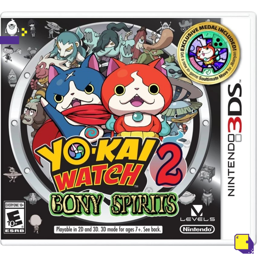 [+..••] 3DS YO-KAI WATCH 2: BONY SPIRITS