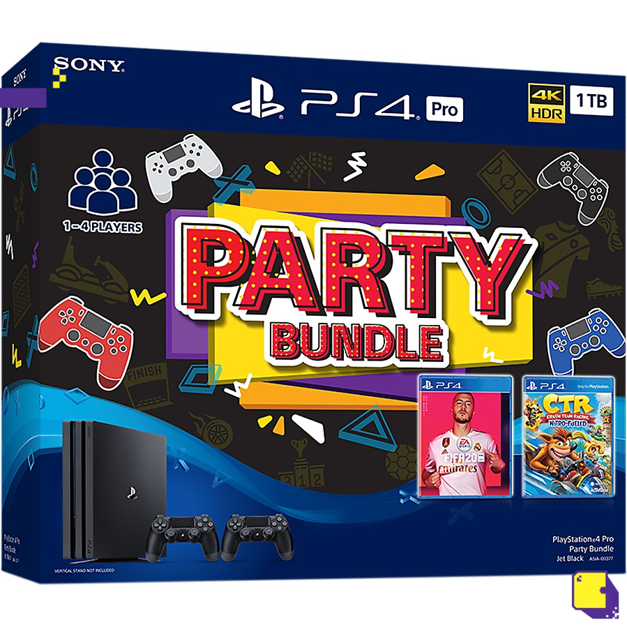 [+..••] PS4 PLAYSTATION®4 PRO PARTY BUNDLE (1TB) (เกม PlayStation 4™🎮)
