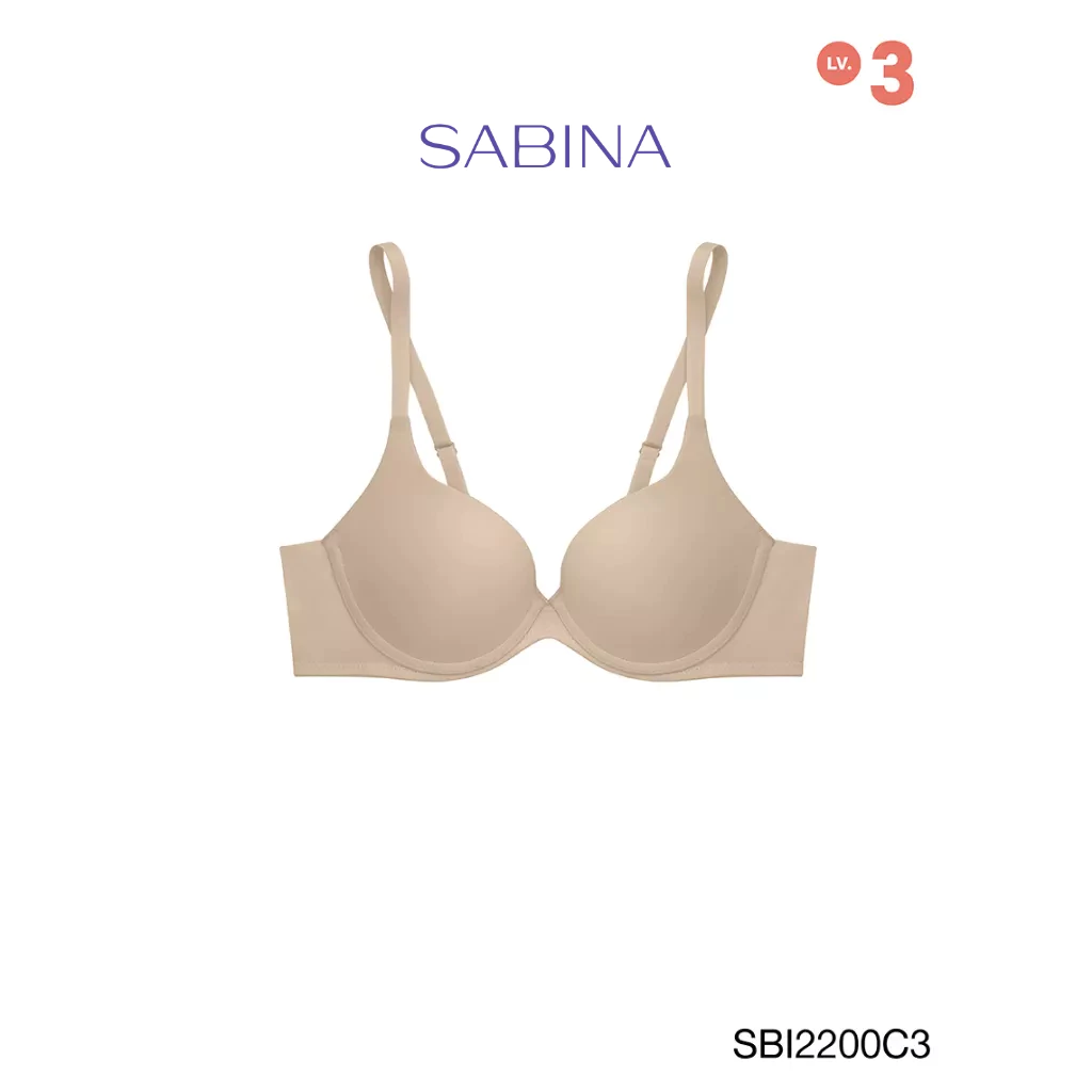 Sabina เสื้อชั้นใน มีโครง รุ่น Modern V รหัส SBI2200C3 สีเนื้อเข้ม