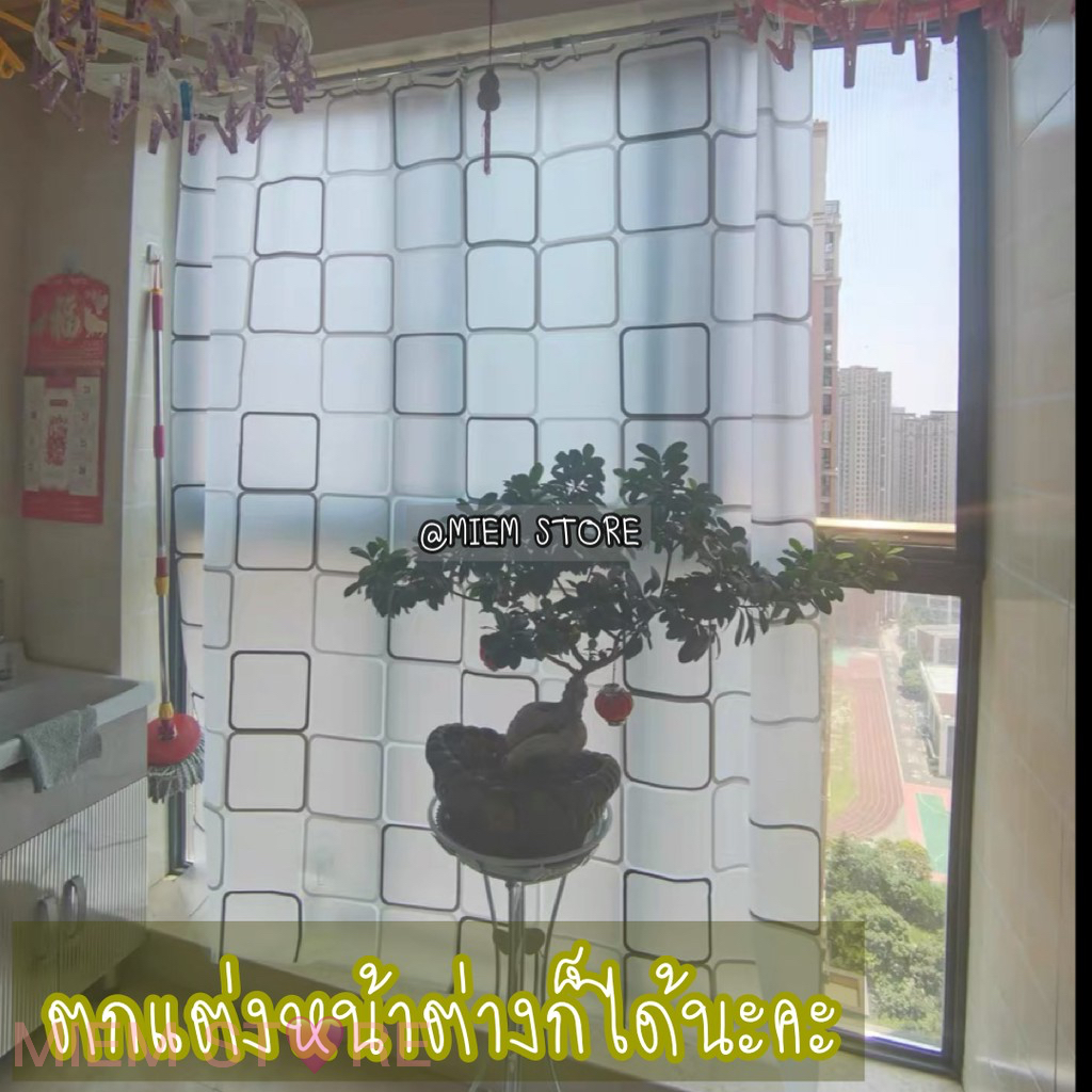 ม่าน ผ้าม่าน ม่านห้องน้ำ พร้อมส่ง 180*180 คุณภาพดีเยี่ยม ม่านห้องอาบน้ำ ผ้าม่านกันน้ำ มี6ลายให้เลือก