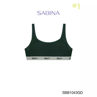 Sabina เสื้อชั้นใน Wireless (ไม่มีโครง) รุ่น Sbn Sport รหัส SBB1043GD  สีเขียวเข้ม