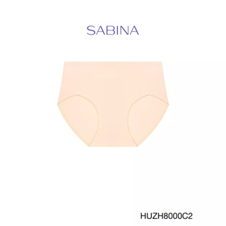 Sabina กางเกงชั้นใน Seamless เบสิค (ทรงครึ่งตัว) รุ่น Habpy Panty รหัส HUZH8000C2 สีเนื้ออ่อน