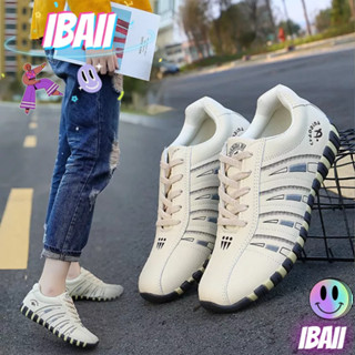 IBAII. ใหม่ รองเท้าผ้าใบผู้หญิงแฟชั่นเกาหลี