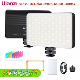 ULANZI VIJIM LED VL120 Bi-Color 3200K-6500K CRI95+ 3100 mAh - ไฟ LED Video Light ไฟวิดีโอ Live สด ถ่ายภาพ มีของพร้อมส่ง