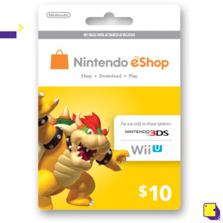 [+..••]  NINTENDO PREPAID CARD (US$10 / FOR US NETWORK ONLY) (US) (เกม Nintendo🎮)