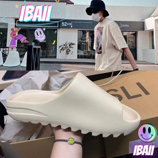 IBAII.  รองเท้าแตะชายหาดกันลื่นด้านล่างหนา Coconut yeezy ในร่มและกลางแจ้ง