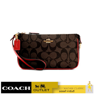 กระเป๋าสตางค์คล้องมือ COACH C3308 NOLITA 19 IN SIGNATURE CANVAS (IMRVQ) [C3308IMRVQ]