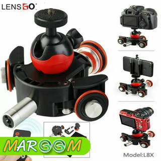 Lensgo L8X Camera Video Track dolly Motorized Electric Slider รางสไลด์วิดีโอ รางสไลด์วิดีโอ กล้องแบบพกพา พร้อมส่ง