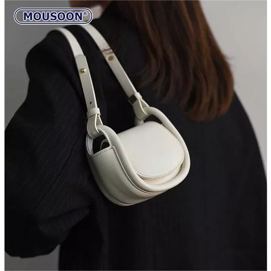 Mousoon กระเป๋าสตรีใหม่แฟชั่นยอดนิยมAll-Matchไหล่Mini Messengerกระเป๋าใบเล็กกระเป๋าอานอินเทรนด์