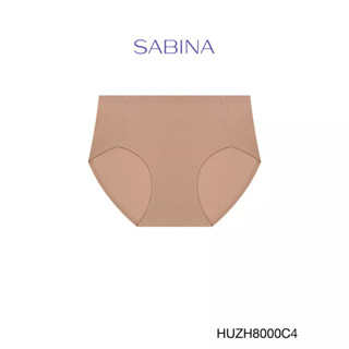 Sabina กางเกงชั้นใน Seamless เบสิค (ทรงครึ่งตัว) รุ่น Habpy Panty รหัส HUZH8000C4 สีเนื้อแทน