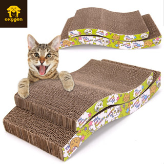 OXYGEN ที่ลับเล็บแมว กรงเล็บสัตว์เลี้ยง ที่ลับเล็บแมว ของเล่นแมว ที่ลับเล็บแมวลูกฟูก Cat Scratcher Pet Toy