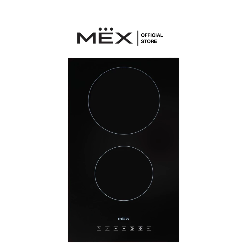 MEX รุ่น HVC232 เตาไฟฟ้า 2 หัวเตา ฐานกระจกเซรามิค ขนาด 30 ซม.
