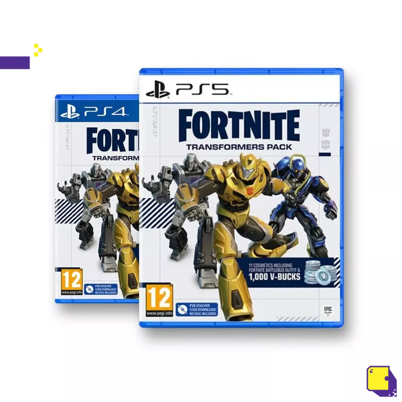 [+..••] PS4 / PS5 FORTNITE: TRANSFORMERS PACK (CODE IN A BOX) (เกม PlayStation™ 🎮)