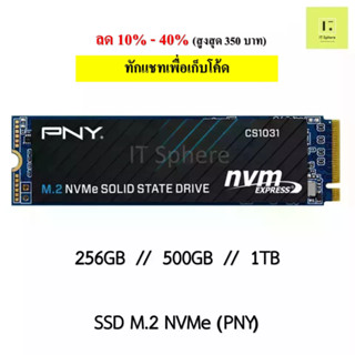 SSD M.2 256GB / 500GB / 1TB GEN3 NVMe PNY (PNY SSD CS1031 NVMe 3x4) ประกัน 5 ปี