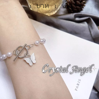 Crystal 【1 ตัว】 1 บาท ！ 1 บาท ส่ง ฟรี 2023 NEW Style Chic สวย สบาย Comfortable A98N21Y 36Z230909