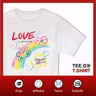 TEE.DD.TSHIRT เสื้อยืด Love Bless ผ้านุ่ม สกรีนสวย ไม่ย้วย ไม่ต้องรีด มีให้เลือกหลายสี ใส่ได้ทั้งชาย-หญิง