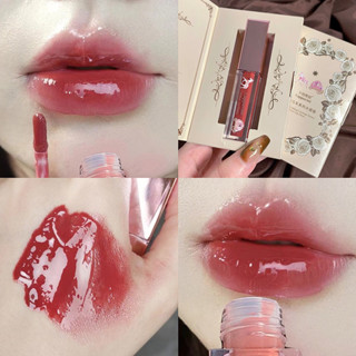 ลิปกลอสรถม้า Cappuvini Lip gloss A24นุ่มละมุน สีชัด ติดทน