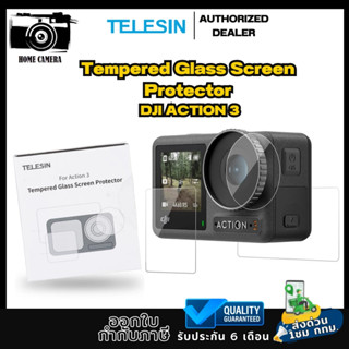 TELESIN Tempered Protective Film Set for DJI Action 3