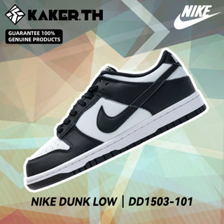 Nike Dunk Low 100%แท้ DD1503-101 รองเท้าผ้าใบแฟชั่น Black white panda