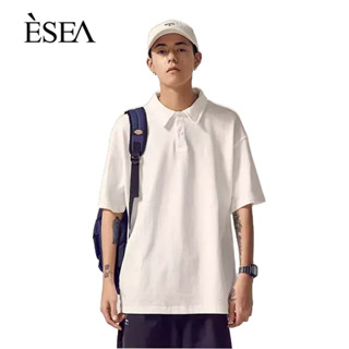 ESEA เสื้อยืดผู้ชายใหม่ ins เทรนด์ที่เรียบง่ายทั้งหมดตรงกับเสื้อยืดเทรนด์ผู้ชายฮาราจูกุชายหนุ่ม