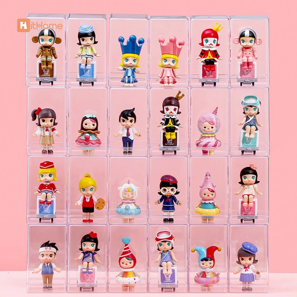 Hithome กล่องใส่โมเดล เก็บของกล่องอะคริลิค กล่องใส่โมเดลกันฝุ่น