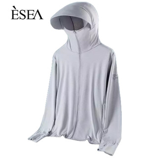 ESEA ผู้ชายเสื้อผ้าป้องกันแสงแดดคู่ฤดูร้อนกลางแจ้งบางเฉียบระบายอากาศป้องกันรังสีอัลตราไวโอเลตเสื้อผ้าผิวหนังแจ็คเก็ต