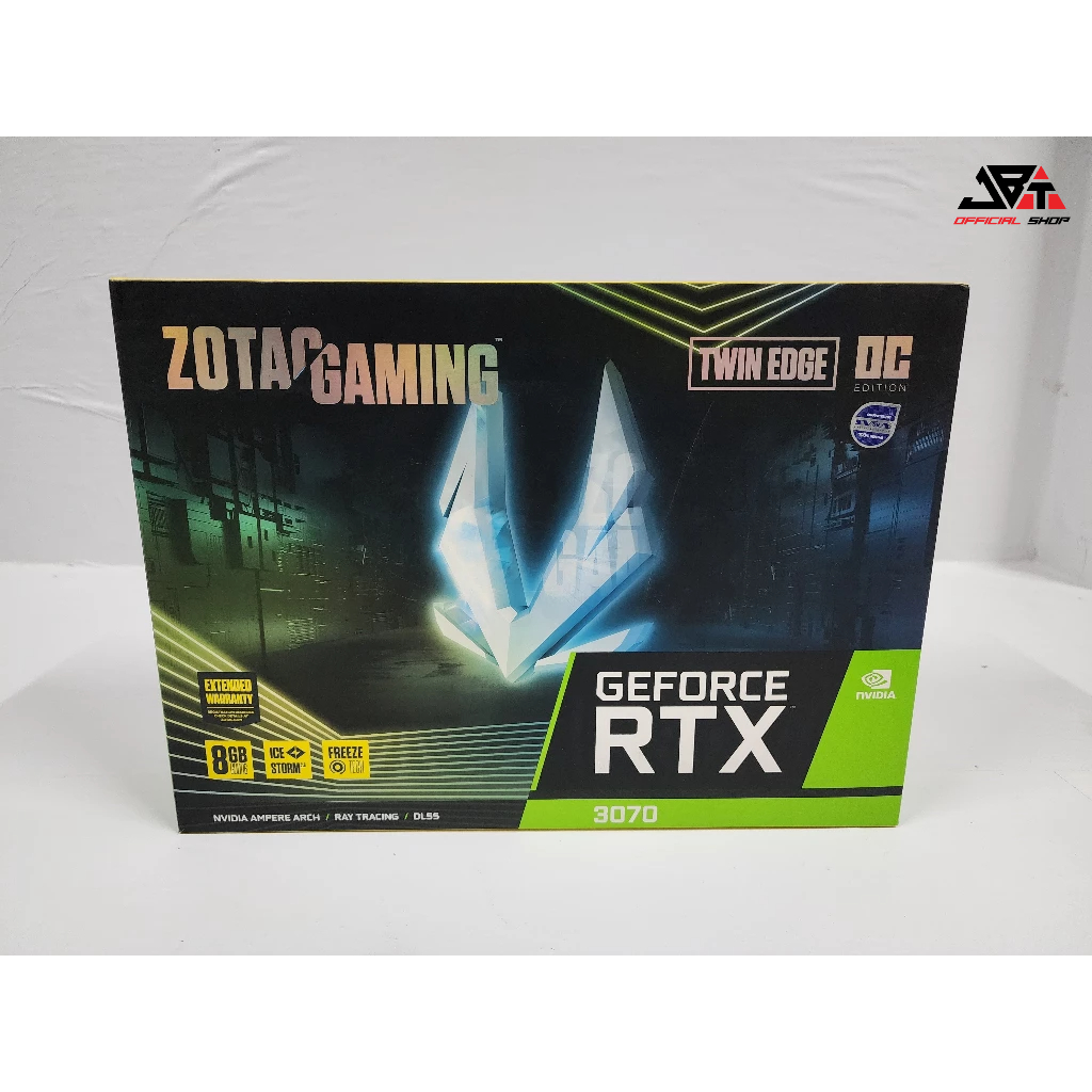 (การ์ดจอ) ZOTAC RTX3070 TWIN EDGE OC 8GB DDR6 มือสอง