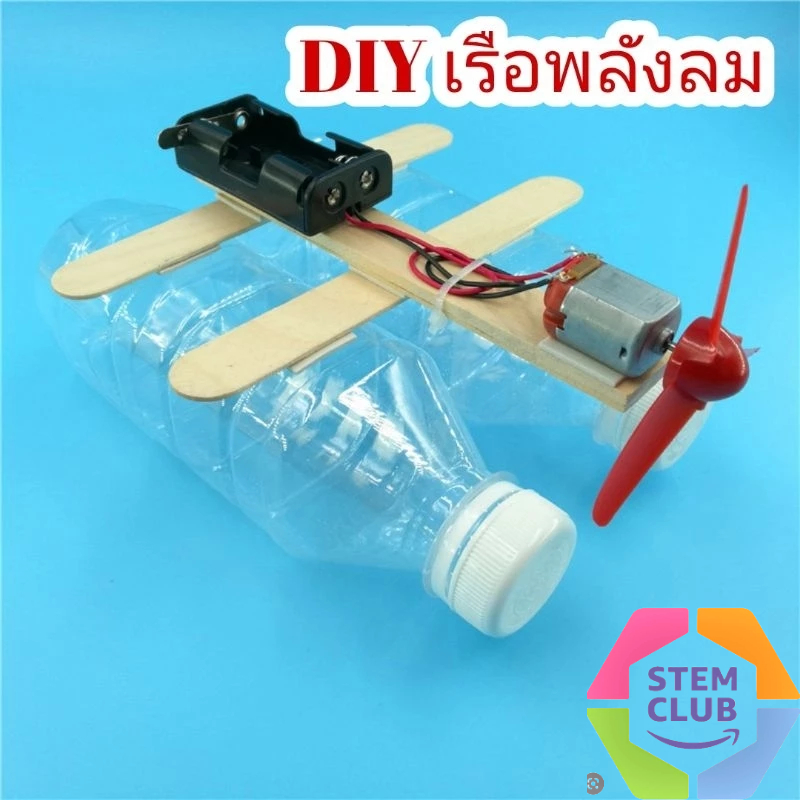 พร้อมส่ง !! สิ่งประดิษฐ์ การทดลองวิทย์DIY ของเล่นเรือพลังลม ของเล่นวิทยาศาสตร์ ของเล่นประดิษฐ์เอง
