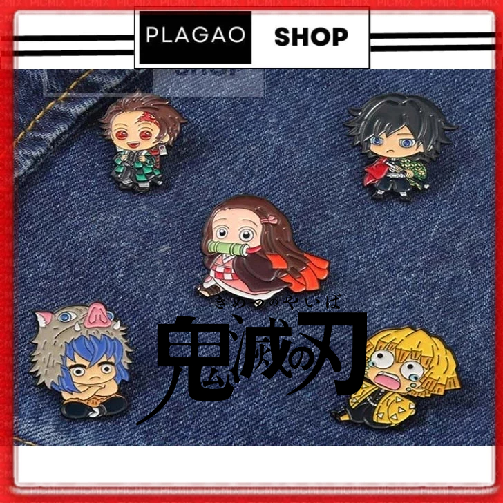 เข็มกลัด รูปการ์ตูนอนิเมะ ดาบพิฆาตอสูร Demon Slayer (ร้านไทย ส่งเร็ว)