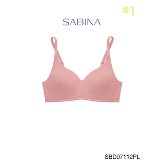 Sabina เสื้อชั้นใน Invisible Wire (ไม่มีโครง) รุ่น Perfect Bra รหัส SBD97112PL สีชมพูอ่อน