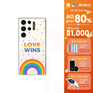 [S23ultra][S22ultra] HI-SHIELD Stylish เคสใสกันกระแทก Samsung S23ultra รุ่น Rainbow2