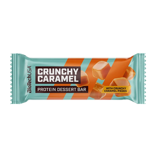 BioTechUSA Protein Dessert Bar 50g-Crunchy caramel โปรตีนขนม บาร์-รสคาราเมล ครัชชี่ (ขนมให้โปรตีนสูง)