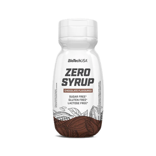 BioTechUSA Zero Syrup 320ml. Chocolate (ไซรัป รสช็อกโกแลต ไม่มีน้ำตาล คีโตทานได้)