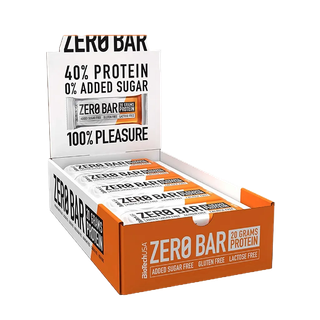 BioTechUSA Zero Bar protein bar Chocolate-Caramel 50g/Bar (โปรตีนบาร์ รสช็อกโกแลต-คาราเมล 50กรัม/แท่ง)