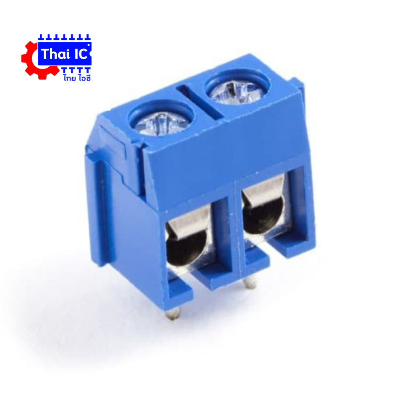 Screw Terminal Block 2 pin Connector 5.08mm 5ชิ้น....................