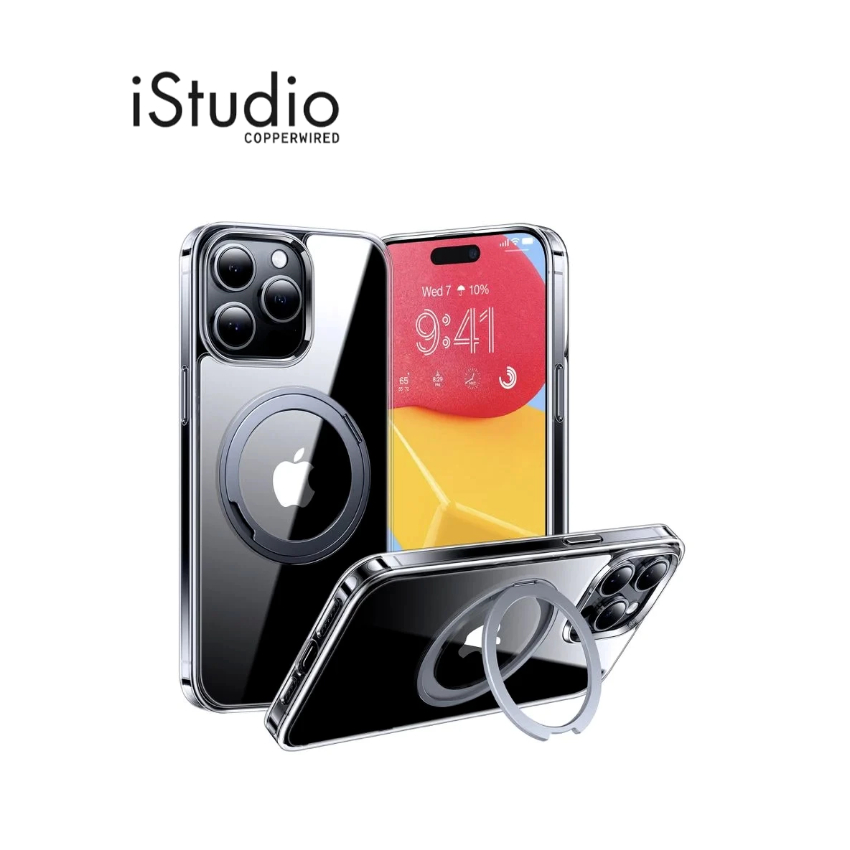 TORRAS เคสกันกระแทก UPRO Ostand Pro สำหรับ iPhone 15 Pro I 15 Pro Max สี Clear I iStudio by copperwired.