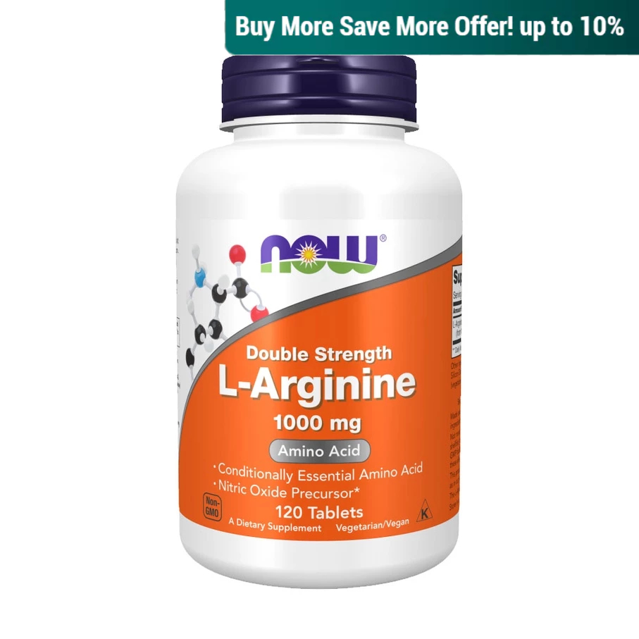 Now Foods, L-Arginine, 1,000 mg, 120 Tablets